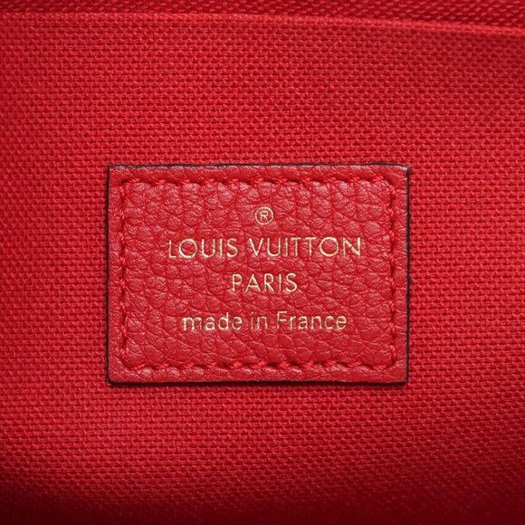 Louis Vuitton monogram empreinte Pochette Félicie M63700 SP1168 Red - Picture 10 of 14